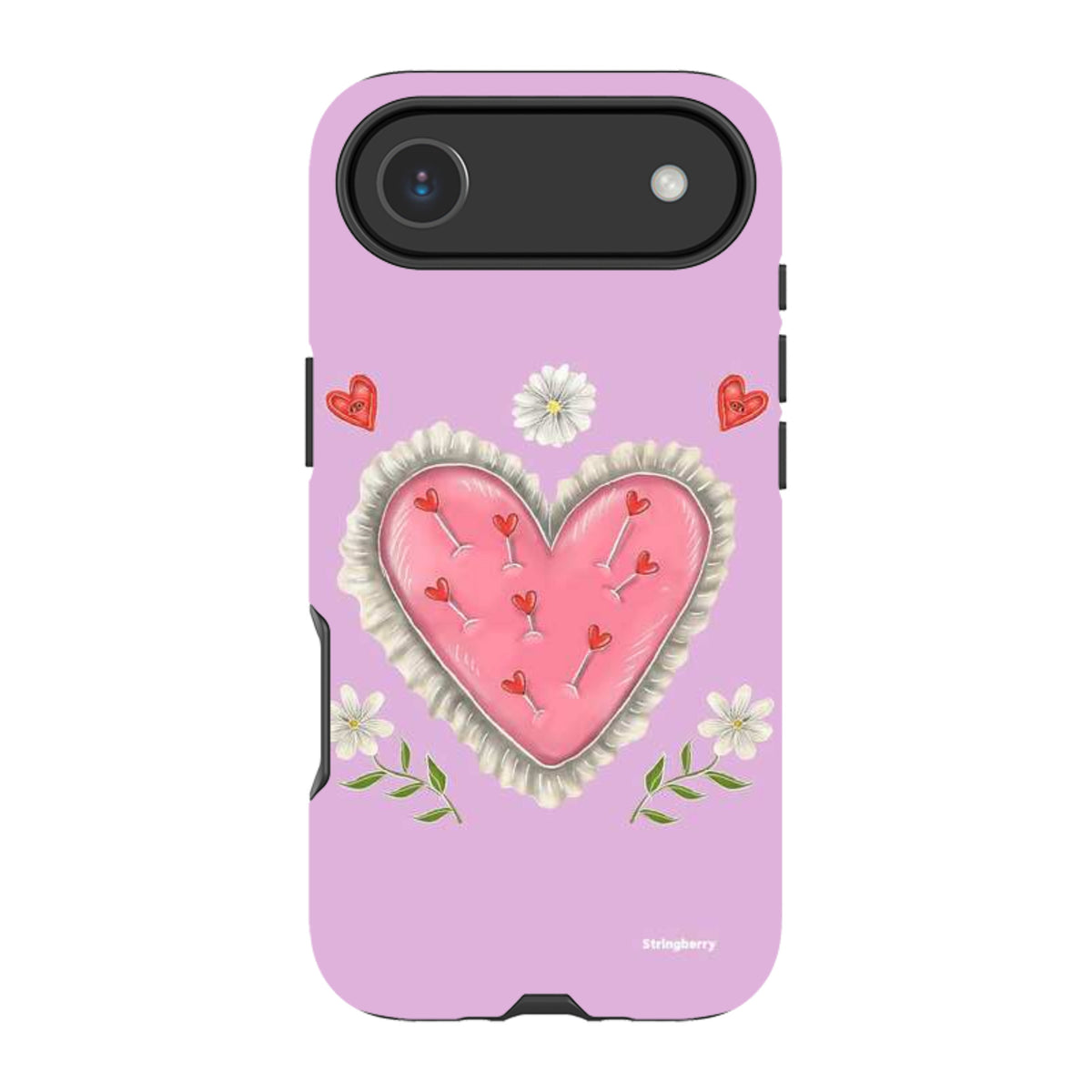 iPhone Tough Case - Heart Pin Cushion By Catherine Rowe
