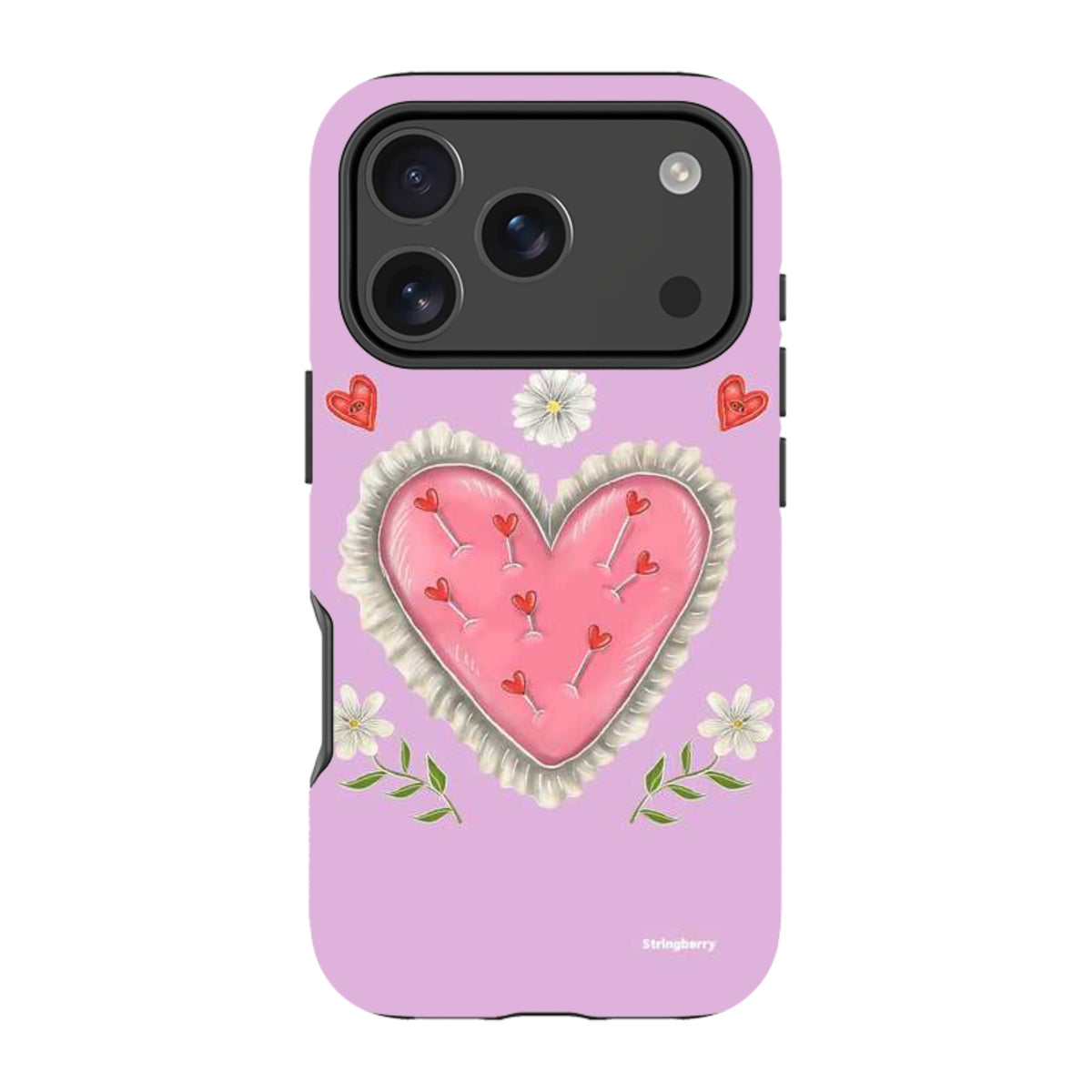 iPhone Tough Case - Heart Pin Cushion By Catherine Rowe