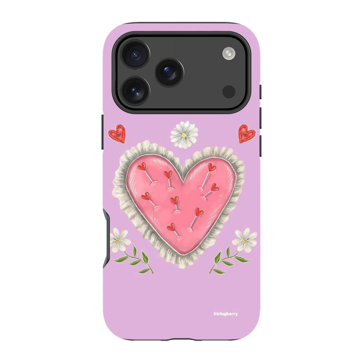 iPhone Tough Case - Heart Pin Cushion By Catherine Rowe