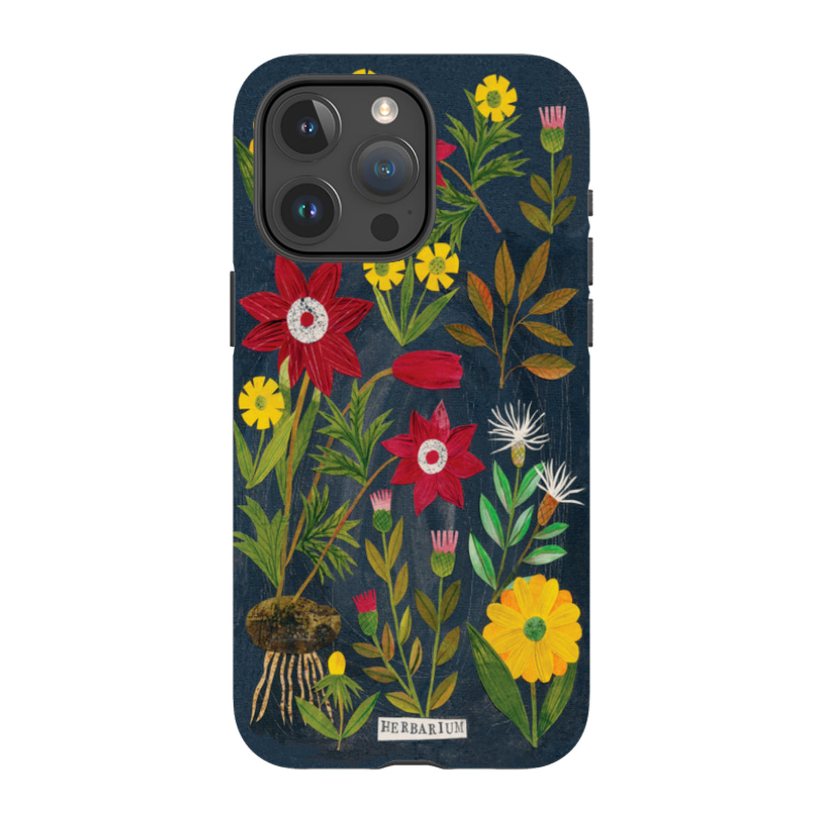 iPhone Tough Case - Herbarium By Tracey English