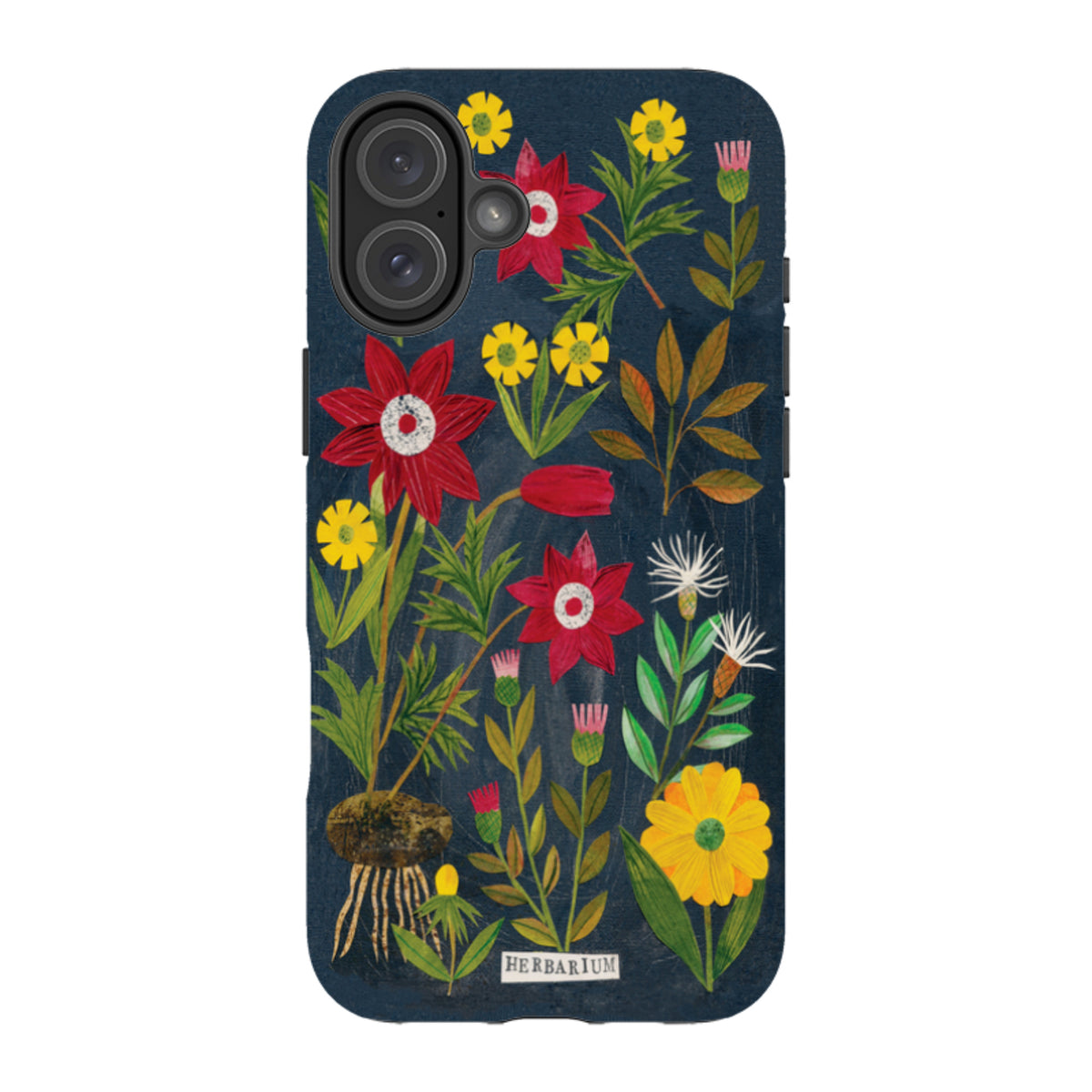 iPhone Tough Case - Herbarium By Tracey English