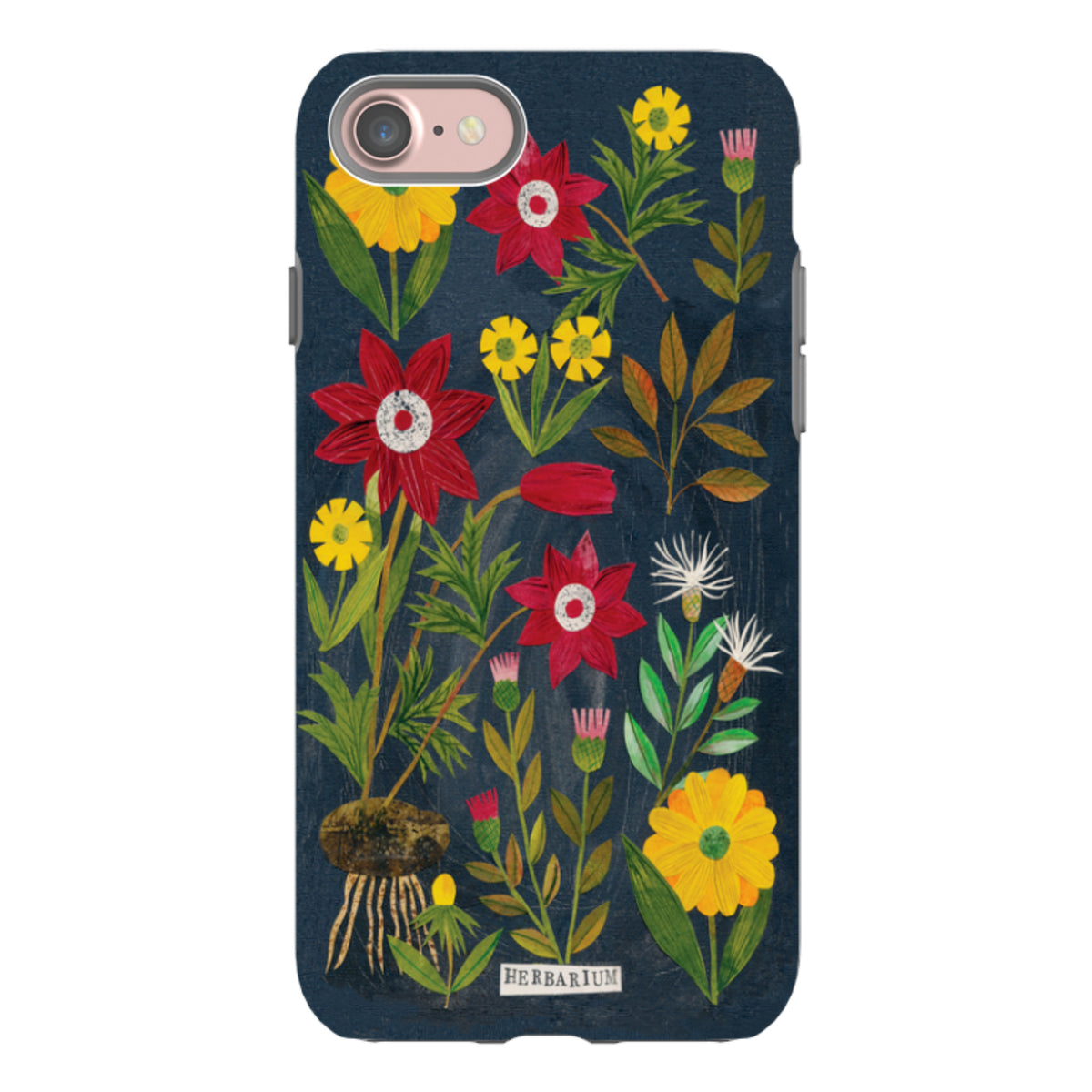 iPhone Tough Case - Herbarium By Tracey English