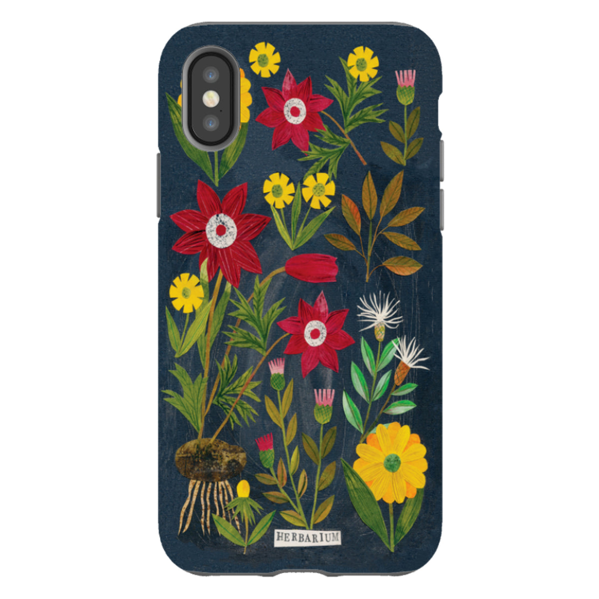iPhone Tough Case - Herbarium By Tracey English