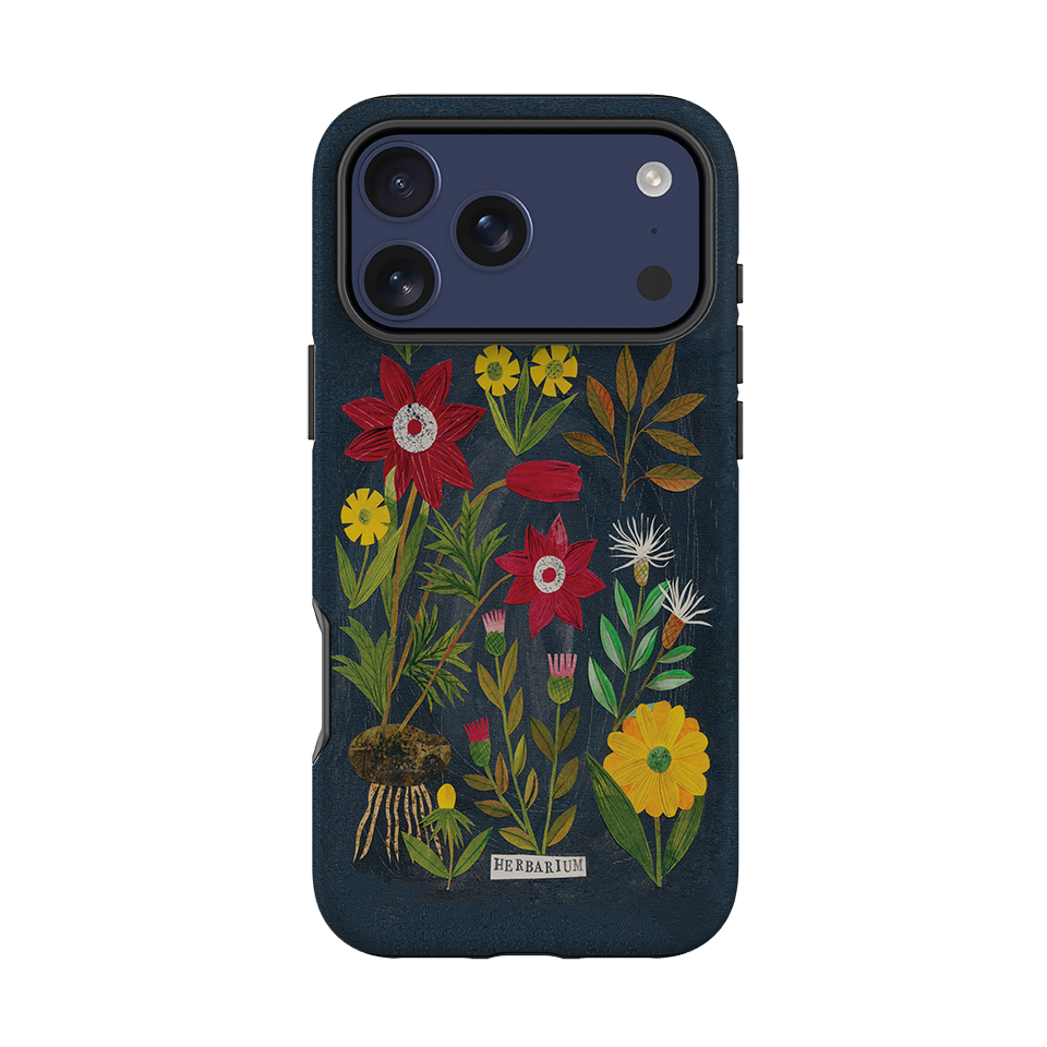 iPhone Tough Case - Herbarium By Tracey English