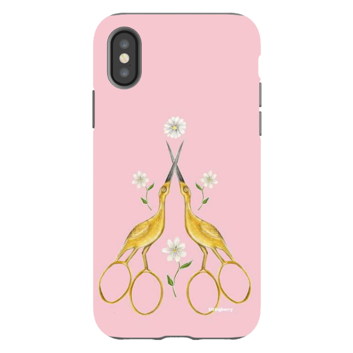 iPhone Tough Case - Heron Scissors By Catherine Rowe