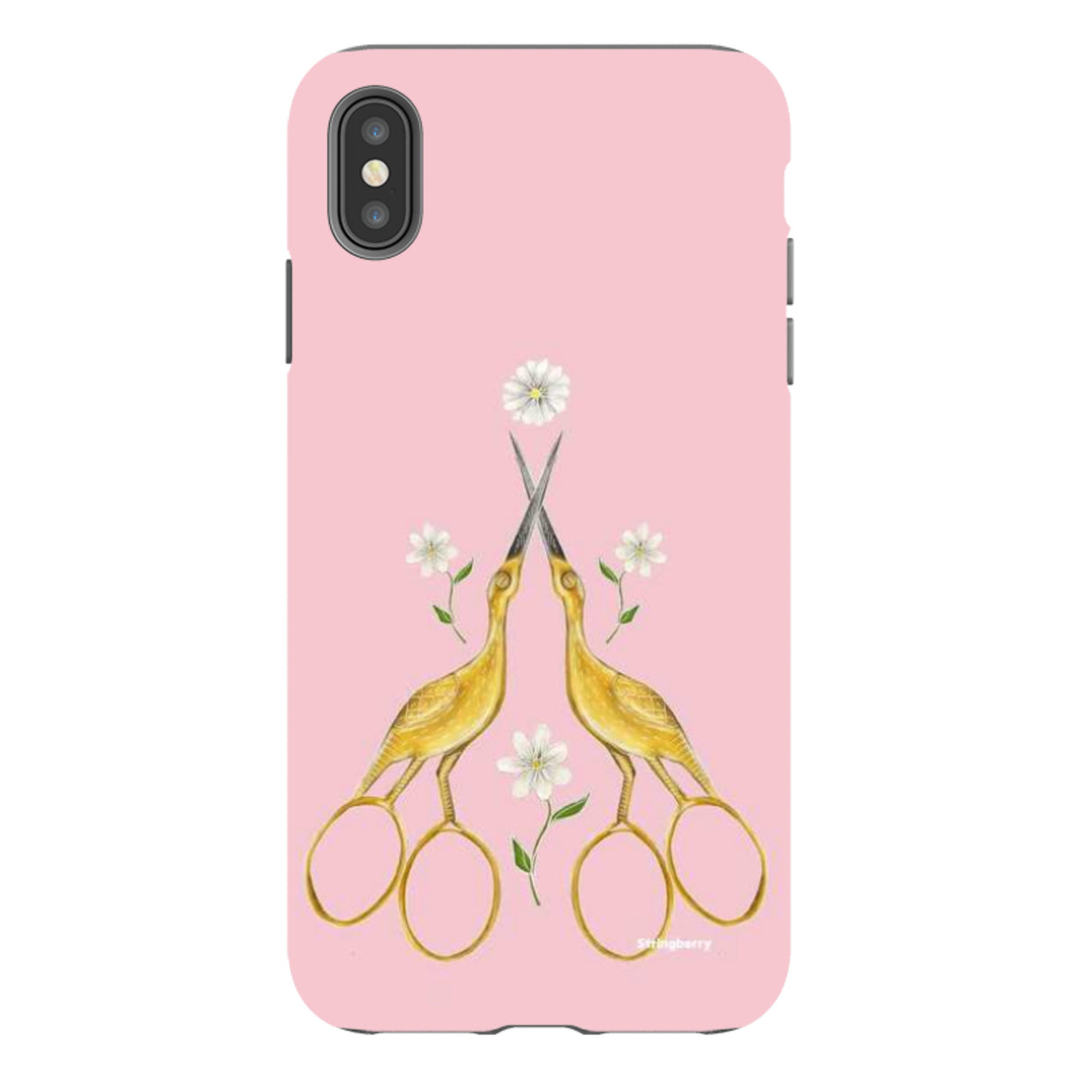 iPhone Tough Case - Heron Scissors By Catherine Rowe