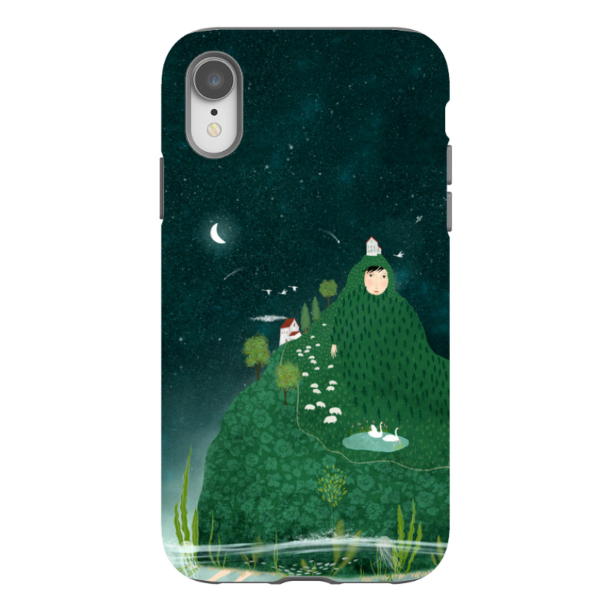 iPhone Tough Case - Hill lady By Katherine Quinn
