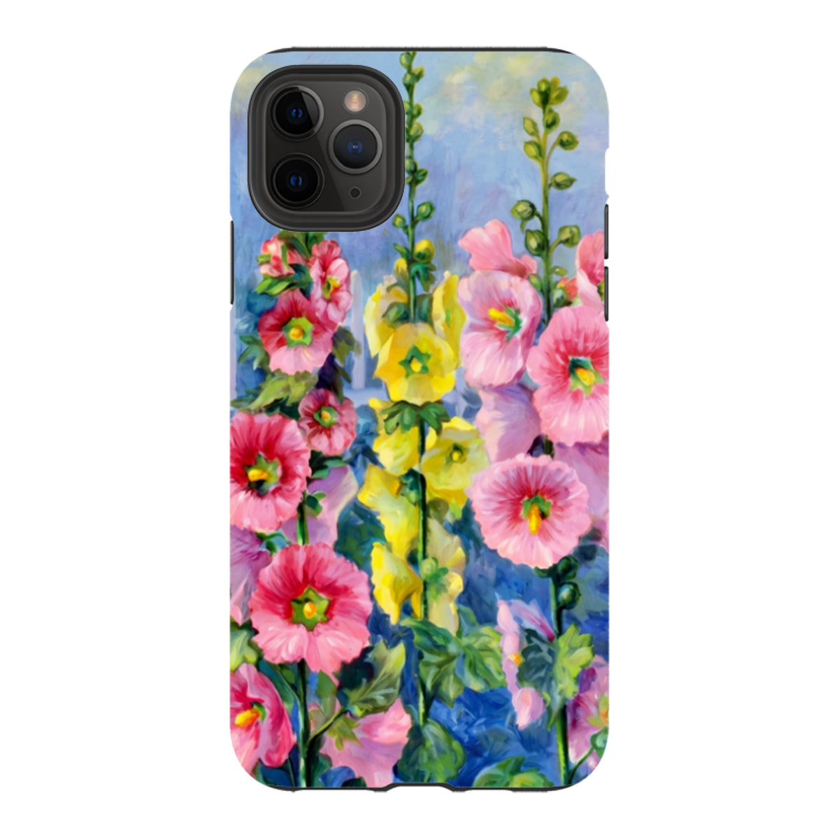 Издръжлив кейс за iPhone - градина с ружи