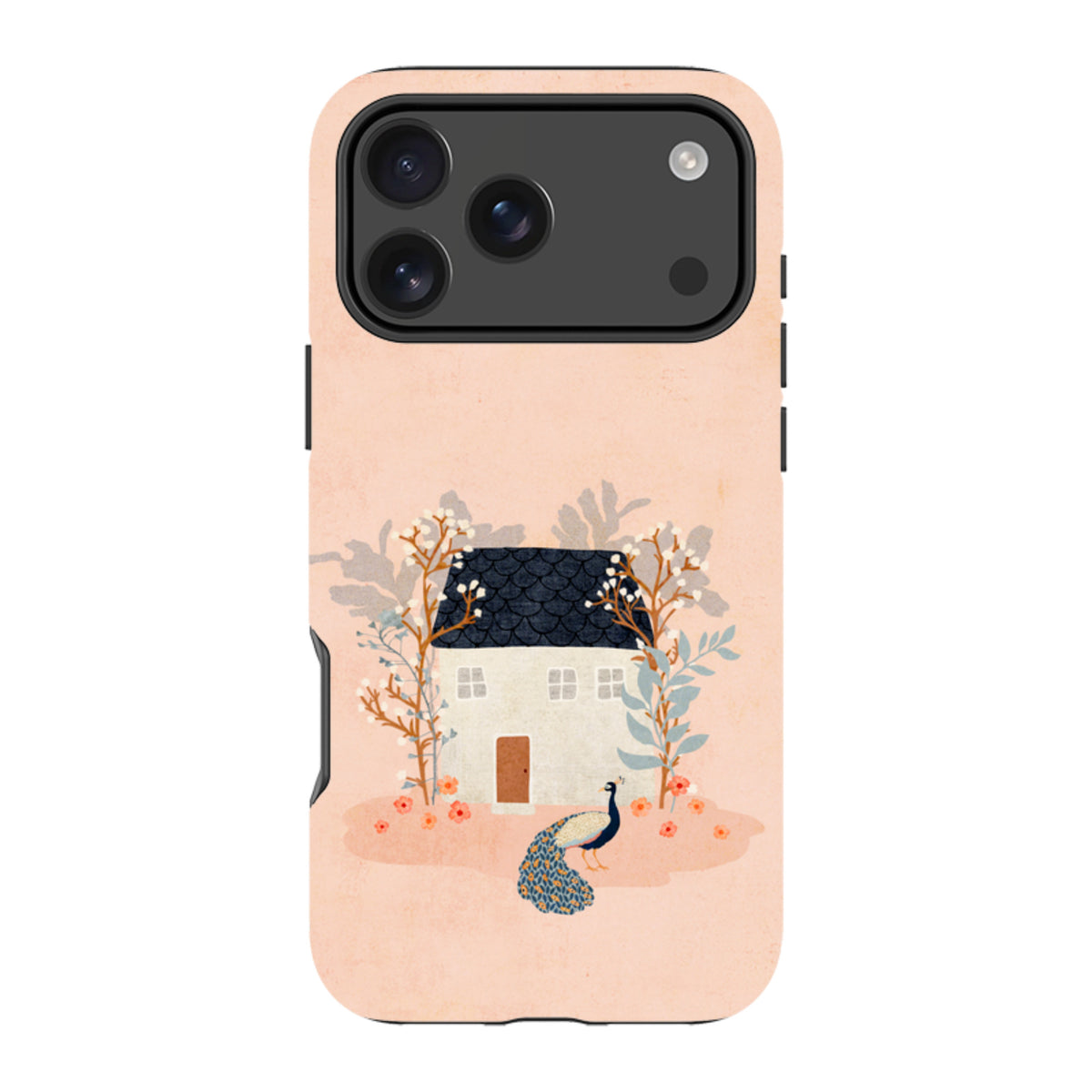 iPhone Tough Case - Home Pink By Katherine Quinn