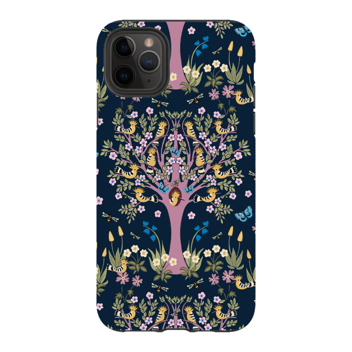 iPhone Tough Case - Hoopoe Tree By Kate Heiss