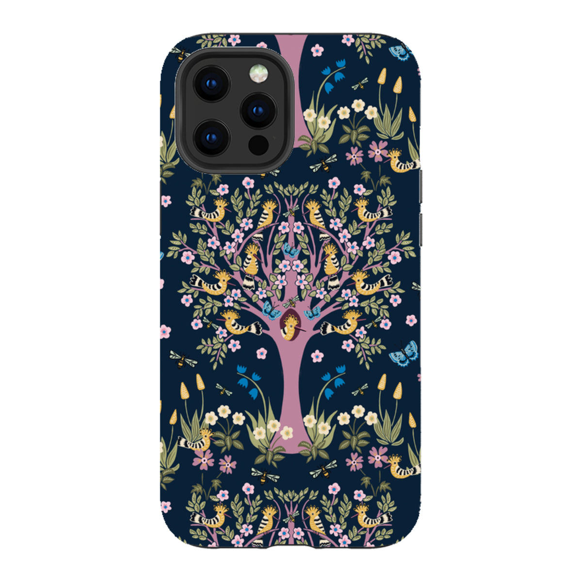 iPhone Tough Case - Hoopoe Tree By Kate Heiss