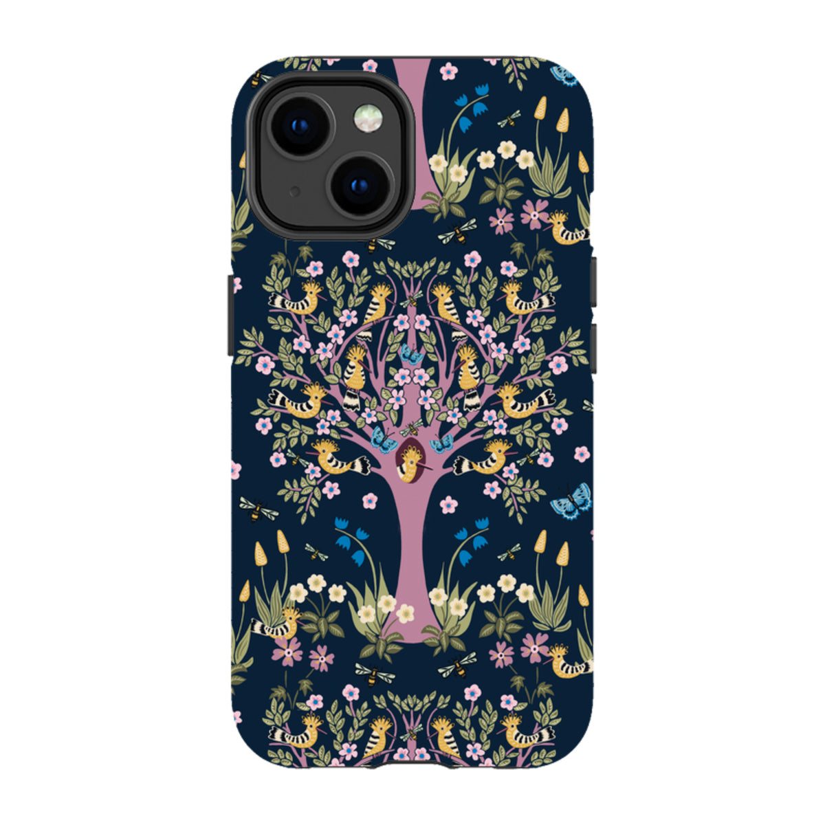 iPhone Tough Case - Hoopoe Tree By Kate Heiss