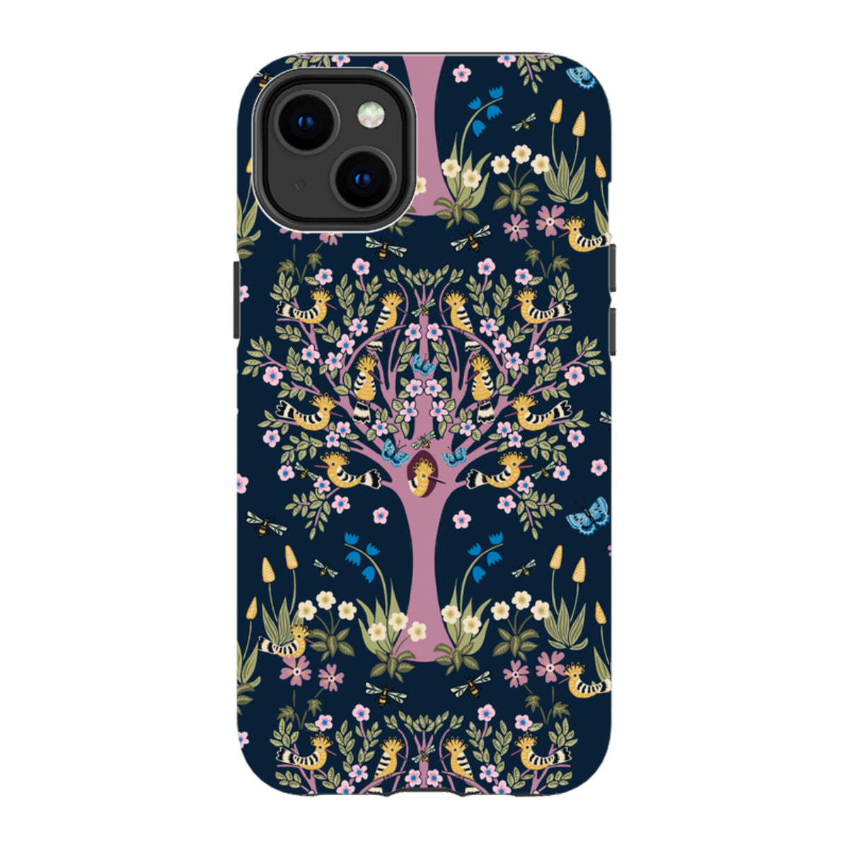 iPhone Tough Case - Hoopoe Tree By Kate Heiss