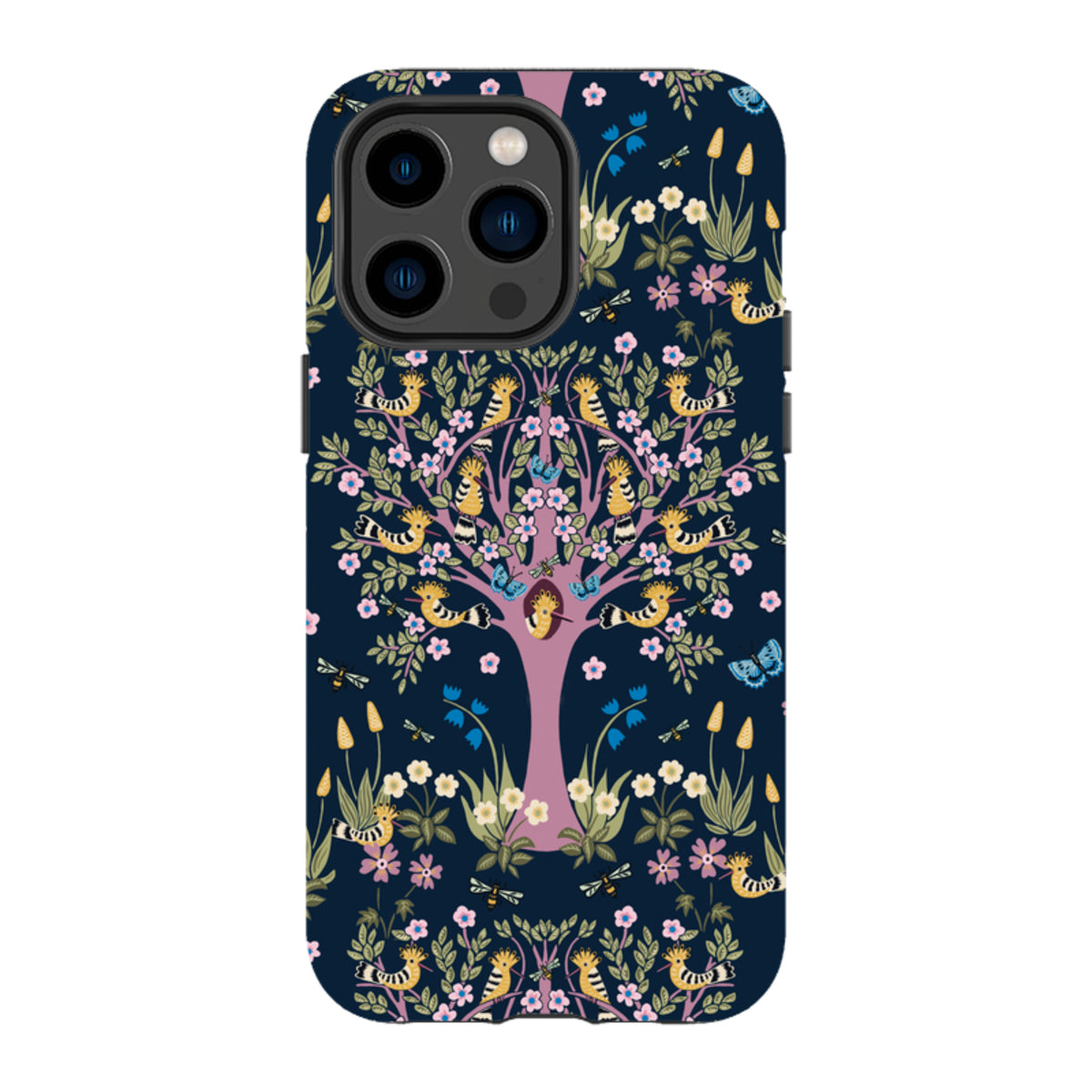 iPhone Tough Case - Hoopoe Tree By Kate Heiss