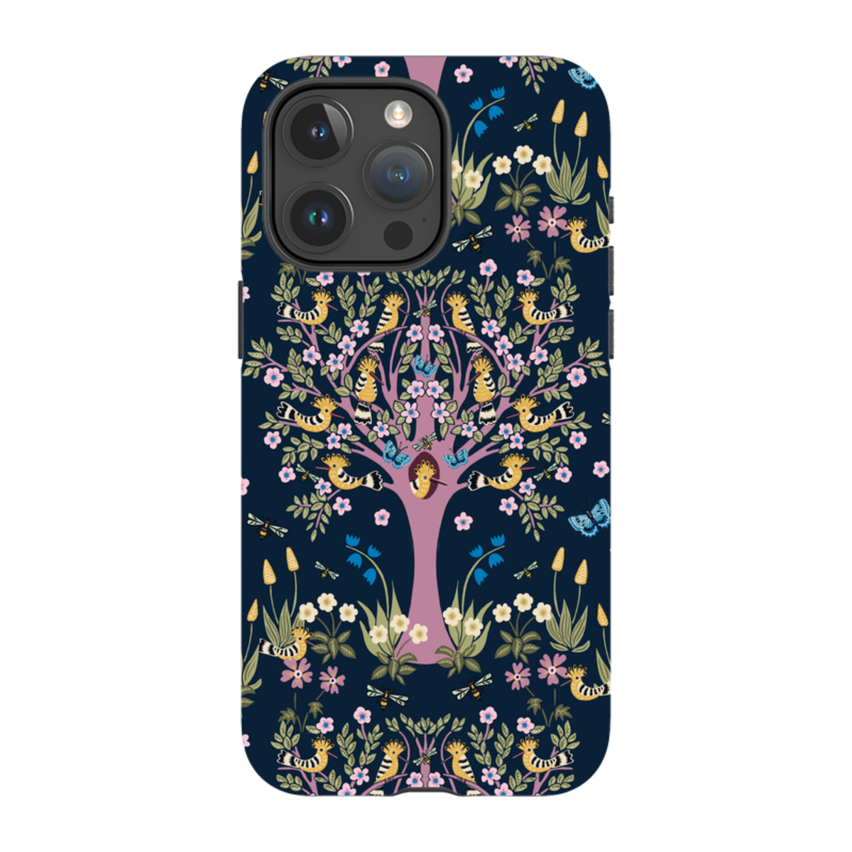 iPhone Tough Case - Hoopoe Tree By Kate Heiss