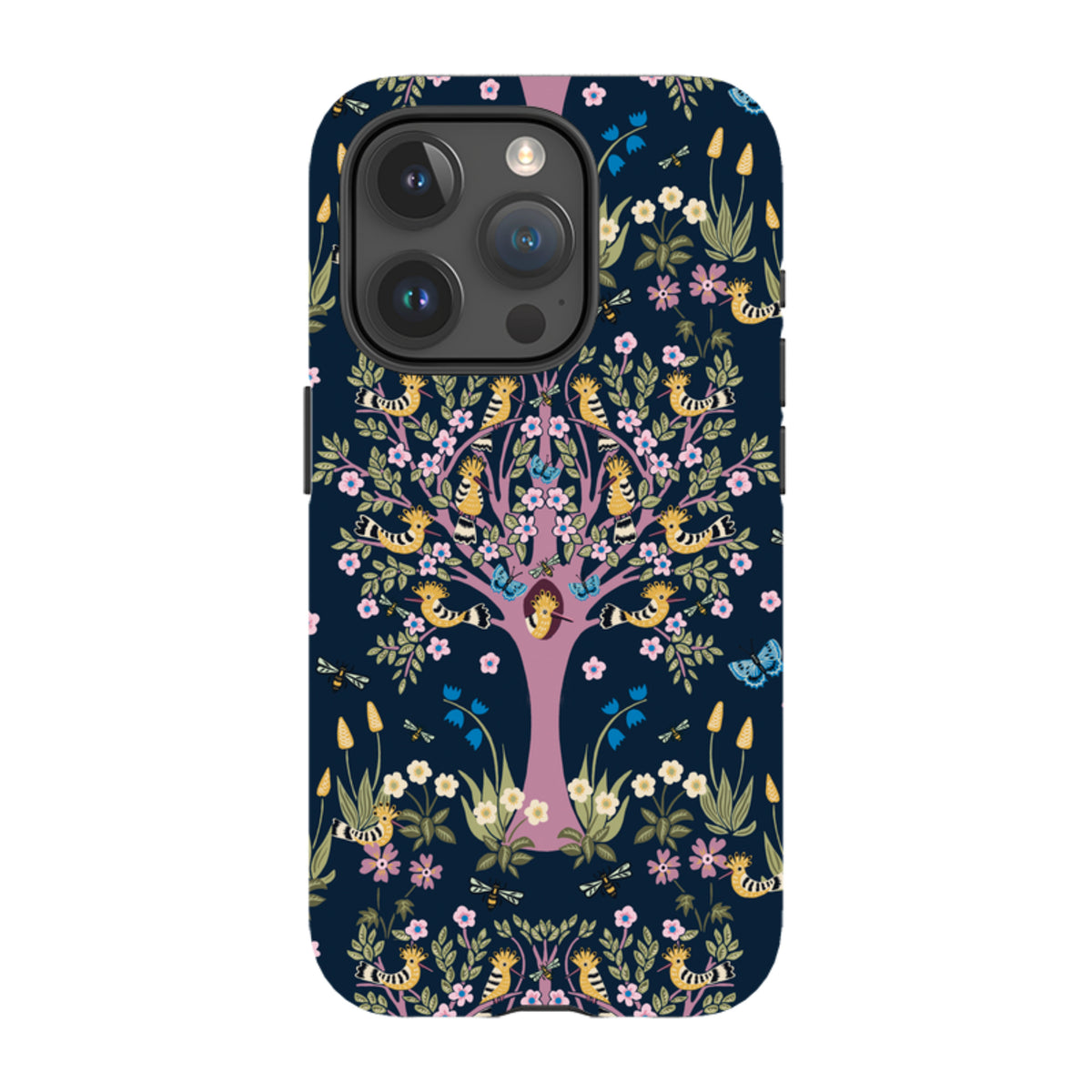 iPhone Tough Case - Hoopoe Tree By Kate Heiss