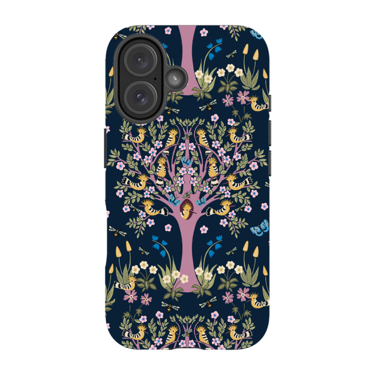 iPhone Tough Case - Hoopoe Tree By Kate Heiss