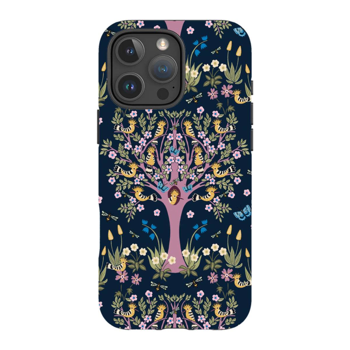 iPhone Tough Case - Hoopoe Tree By Kate Heiss