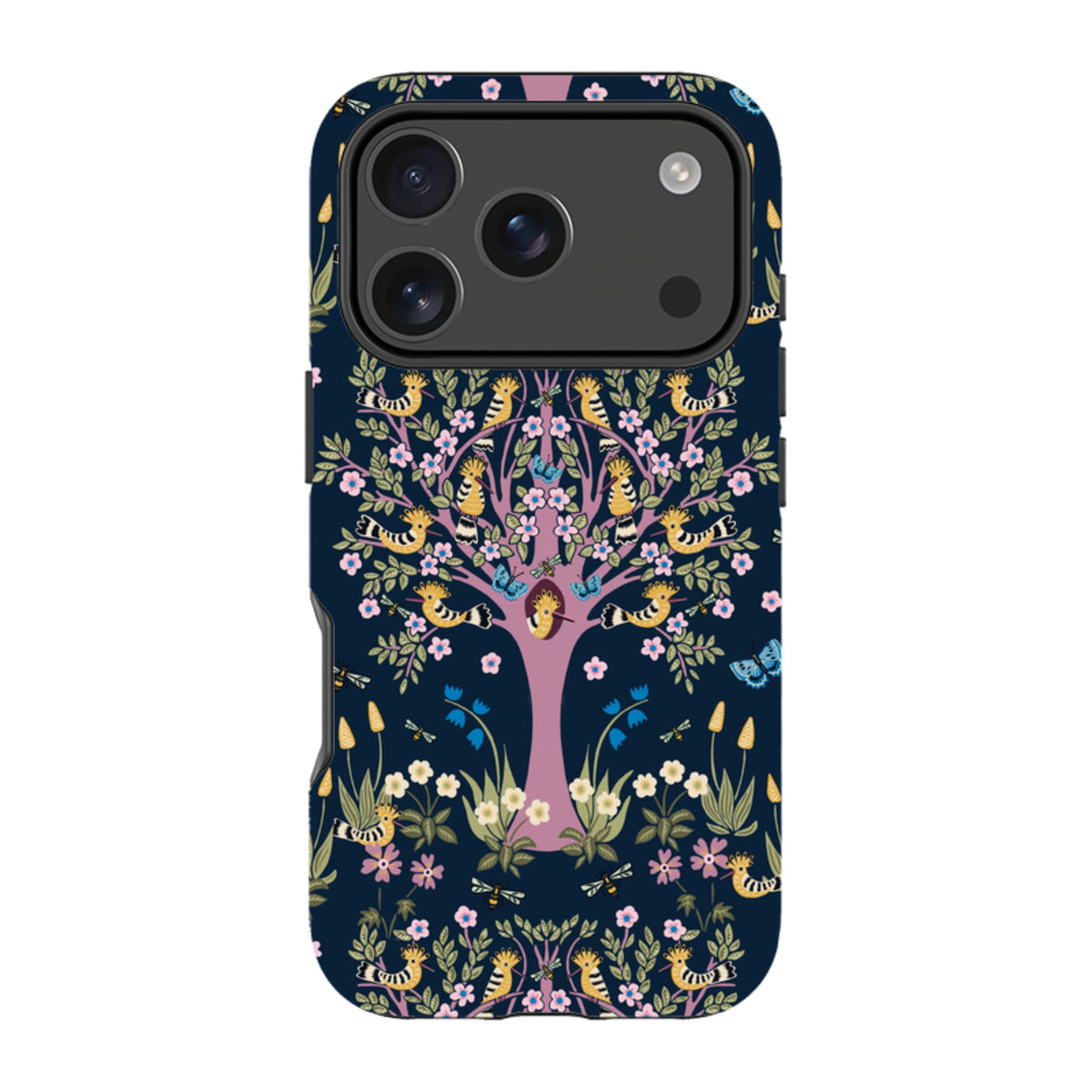 iPhone Tough Case - Hoopoe Tree By Kate Heiss