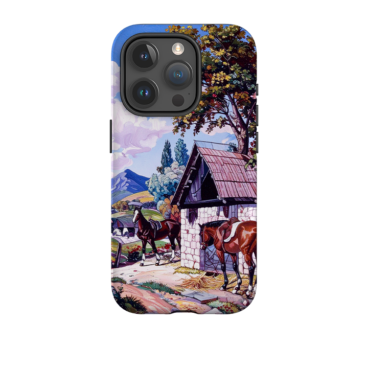 iPhone Tough Case - Horse Stables