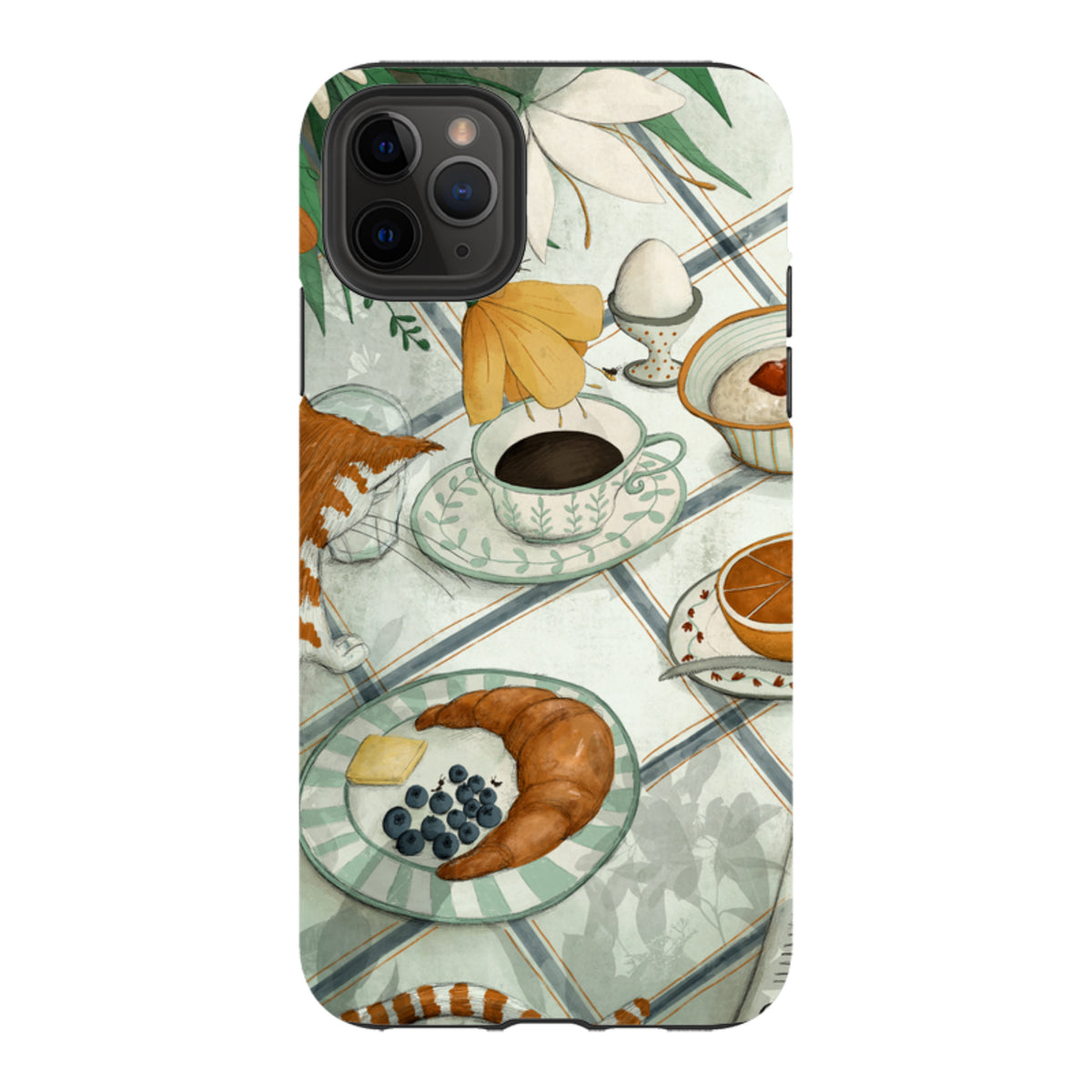 iPhone Tough Case - Hungry Friends By Maja Lindberg
