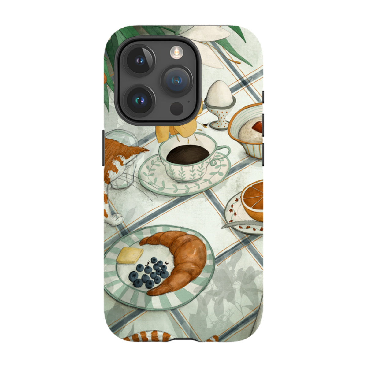 iPhone Tough Case - Hungry Friends By Maja Lindberg