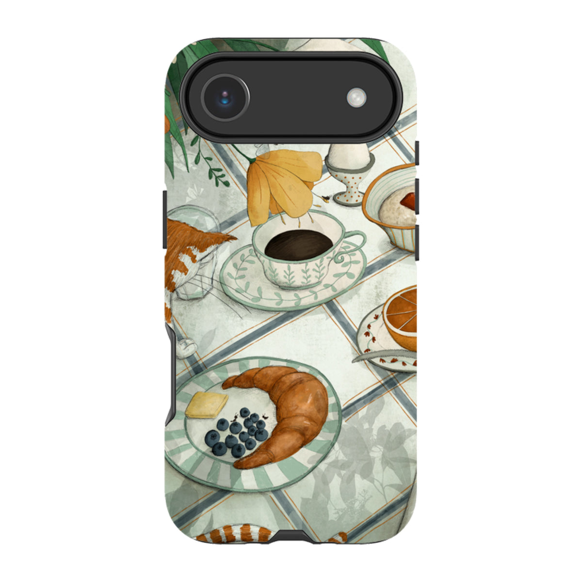 iPhone Tough Case - Hungry Friends By Maja Lindberg