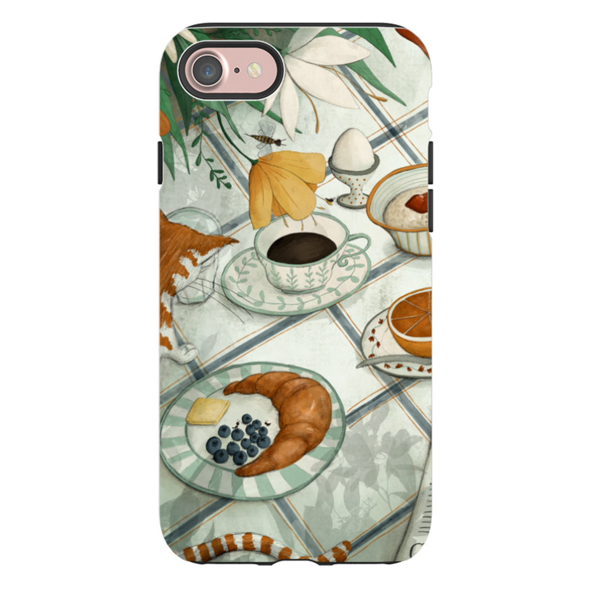 iPhone Tough Case - Hungry Friends By Maja Lindberg