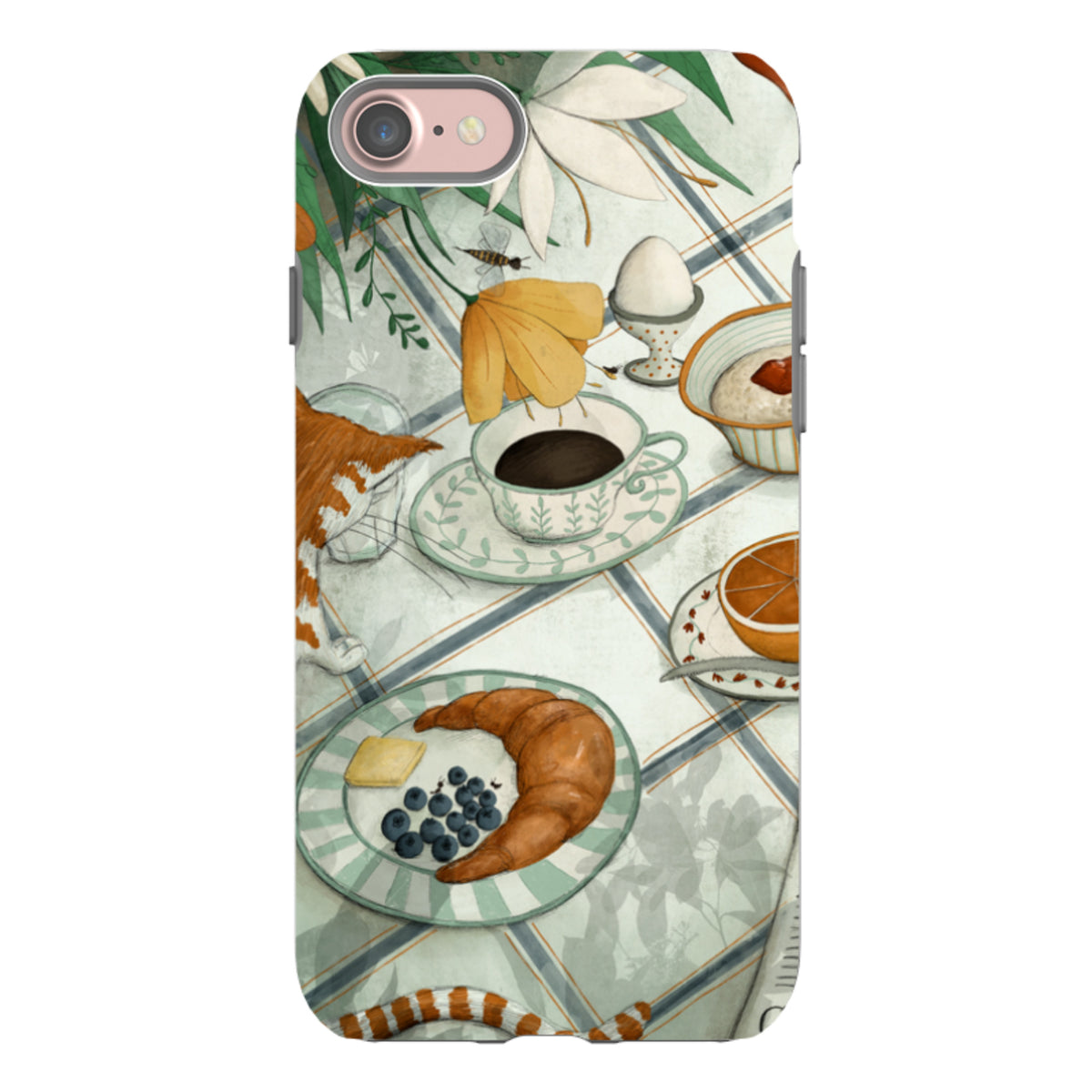 iPhone Tough Case - Hungry Friends By Maja Lindberg