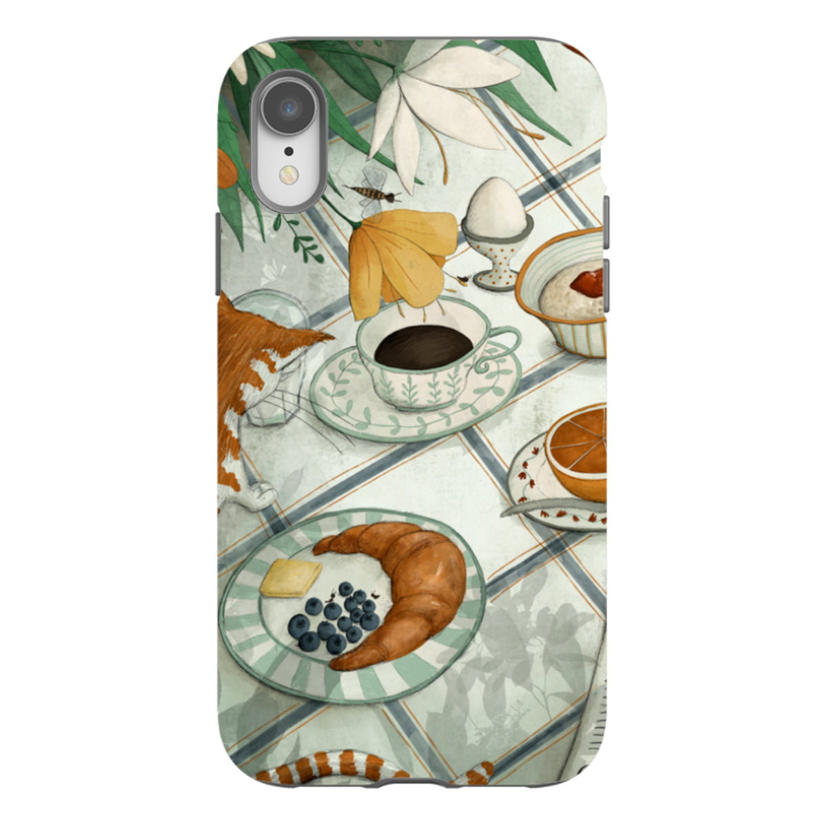 iPhone Tough Case - Hungry Friends By Maja Lindberg
