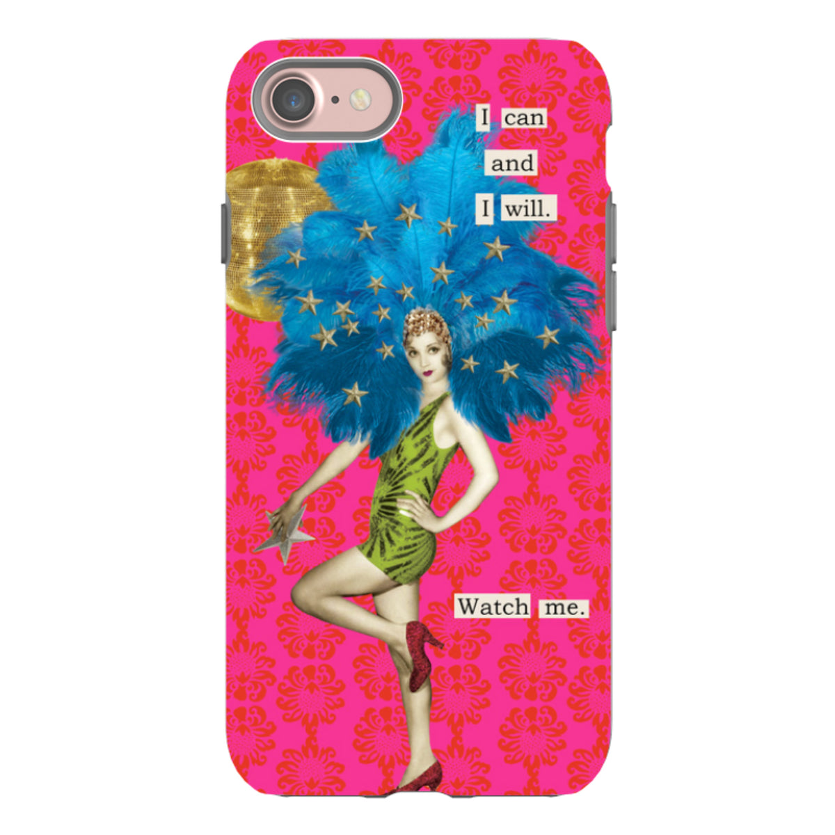 iPhone Tough Case - I Can And I Will By Clare Jordan