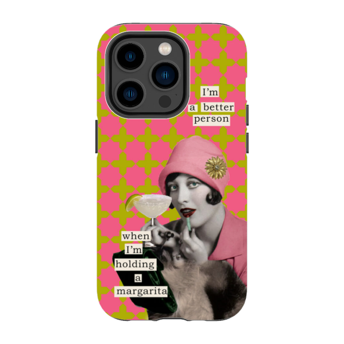 iPhone Tough Case - I'm A Better Person By Clare Jordan
