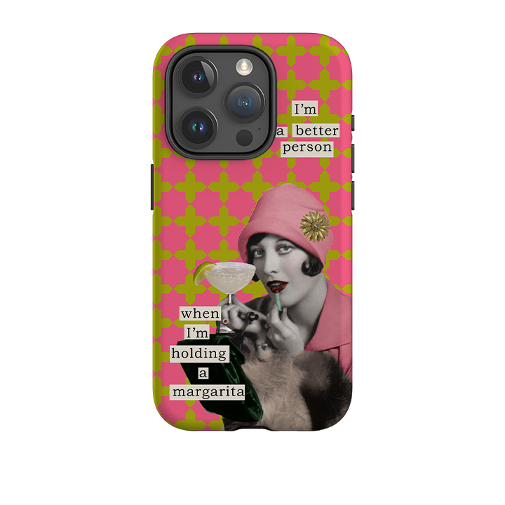 iPhone Tough Case - I'm A Better Person By Clare Jordan