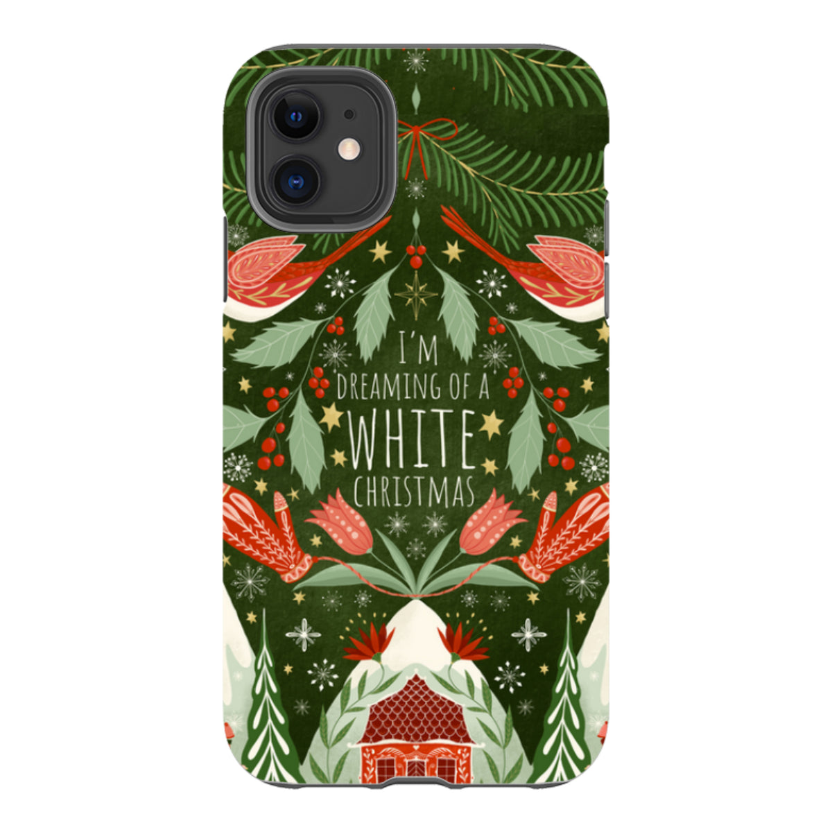 iPhone Tough Case - I'm Dreaming Of a White Christmas By Maja Lindberg