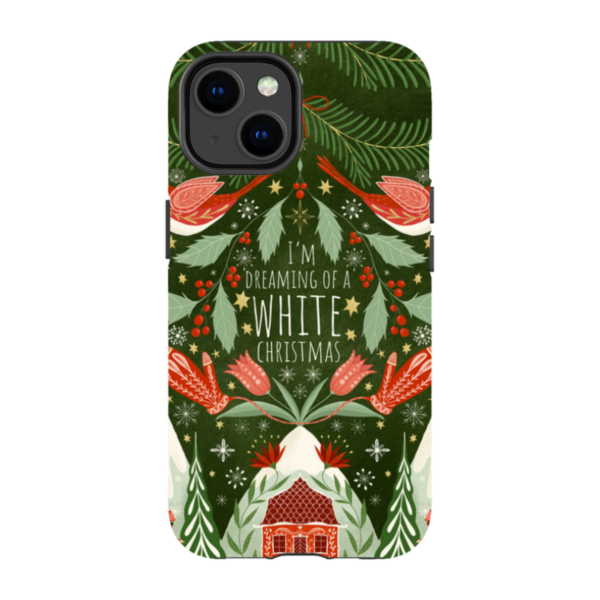 iPhone Tough Case - I'm Dreaming Of a White Christmas By Maja Lindberg