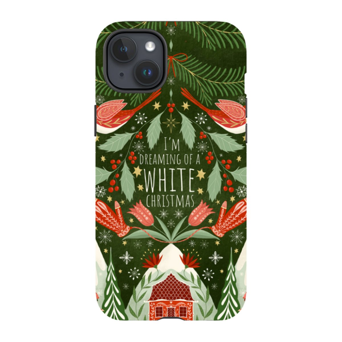 iPhone Tough Case - I'm Dreaming Of a White Christmas By Maja Lindberg
