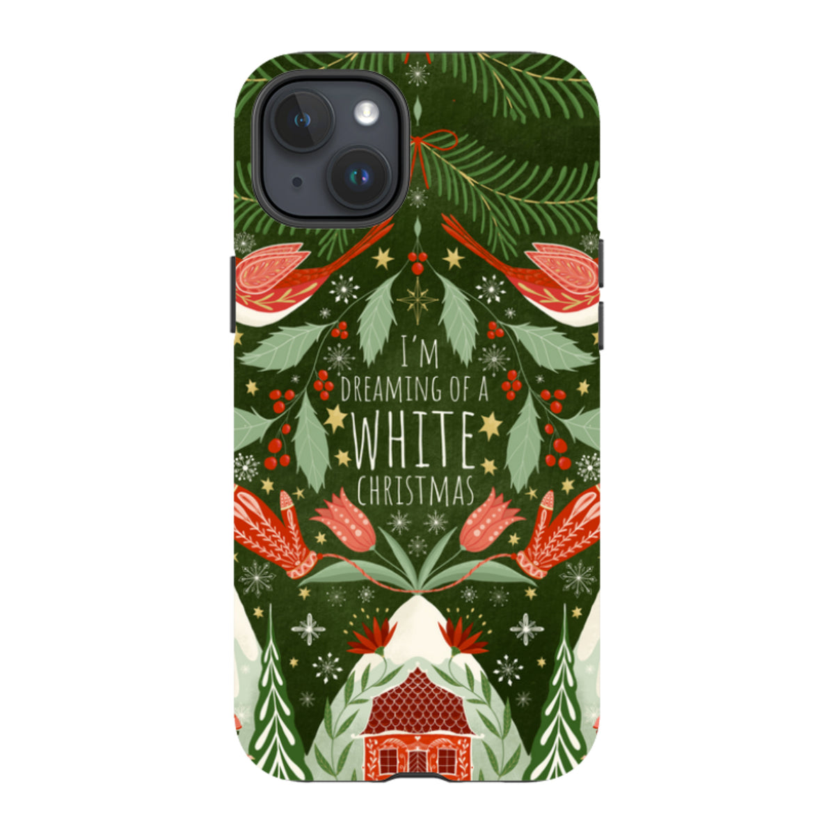 iPhone Tough Case - I'm Dreaming Of a White Christmas By Maja Lindberg