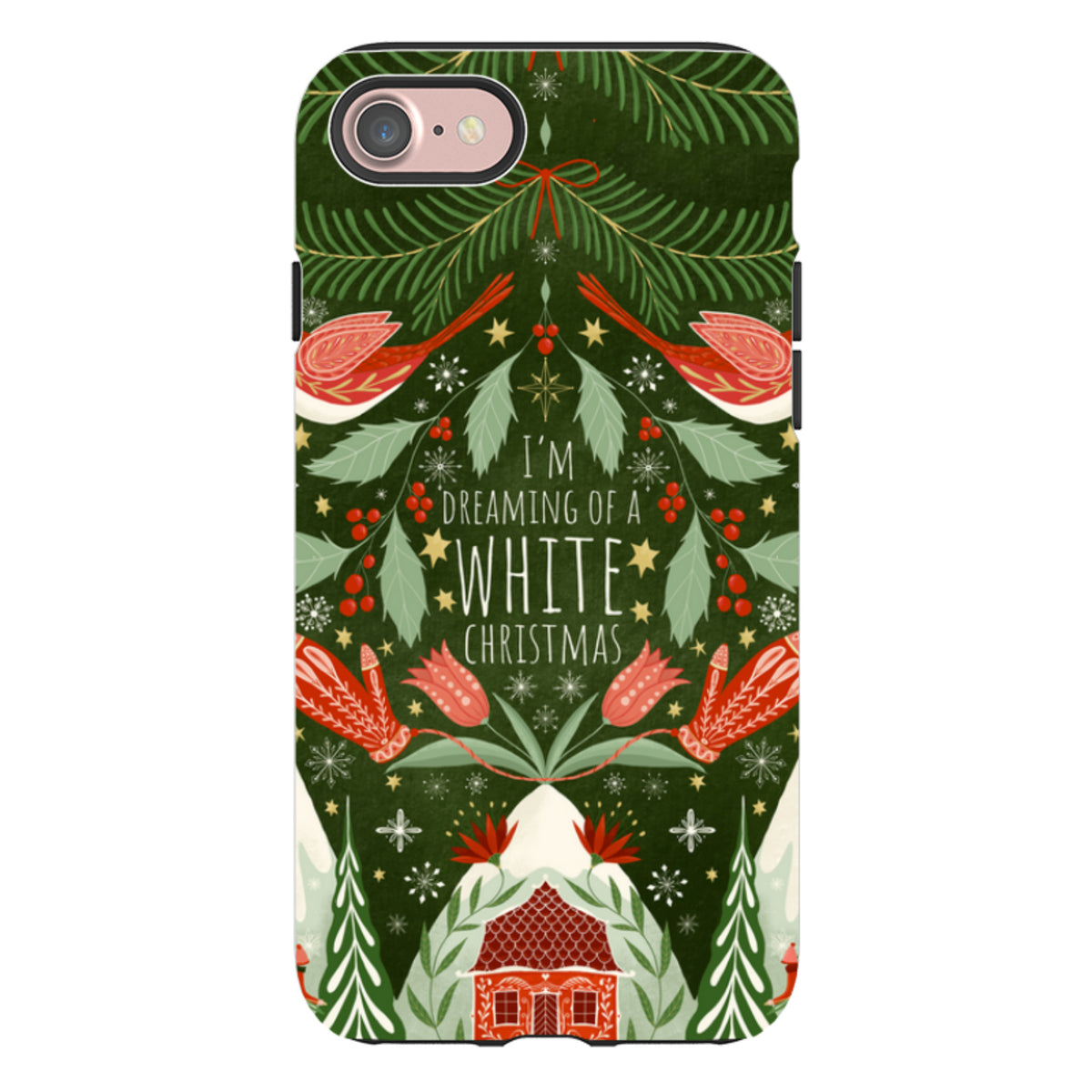 iPhone Tough Case - I'm Dreaming Of a White Christmas By Maja Lindberg
