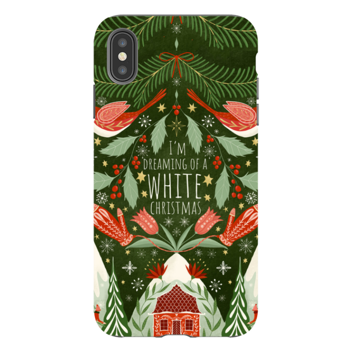 iPhone Tough Case - I'm Dreaming Of a White Christmas By Maja Lindberg