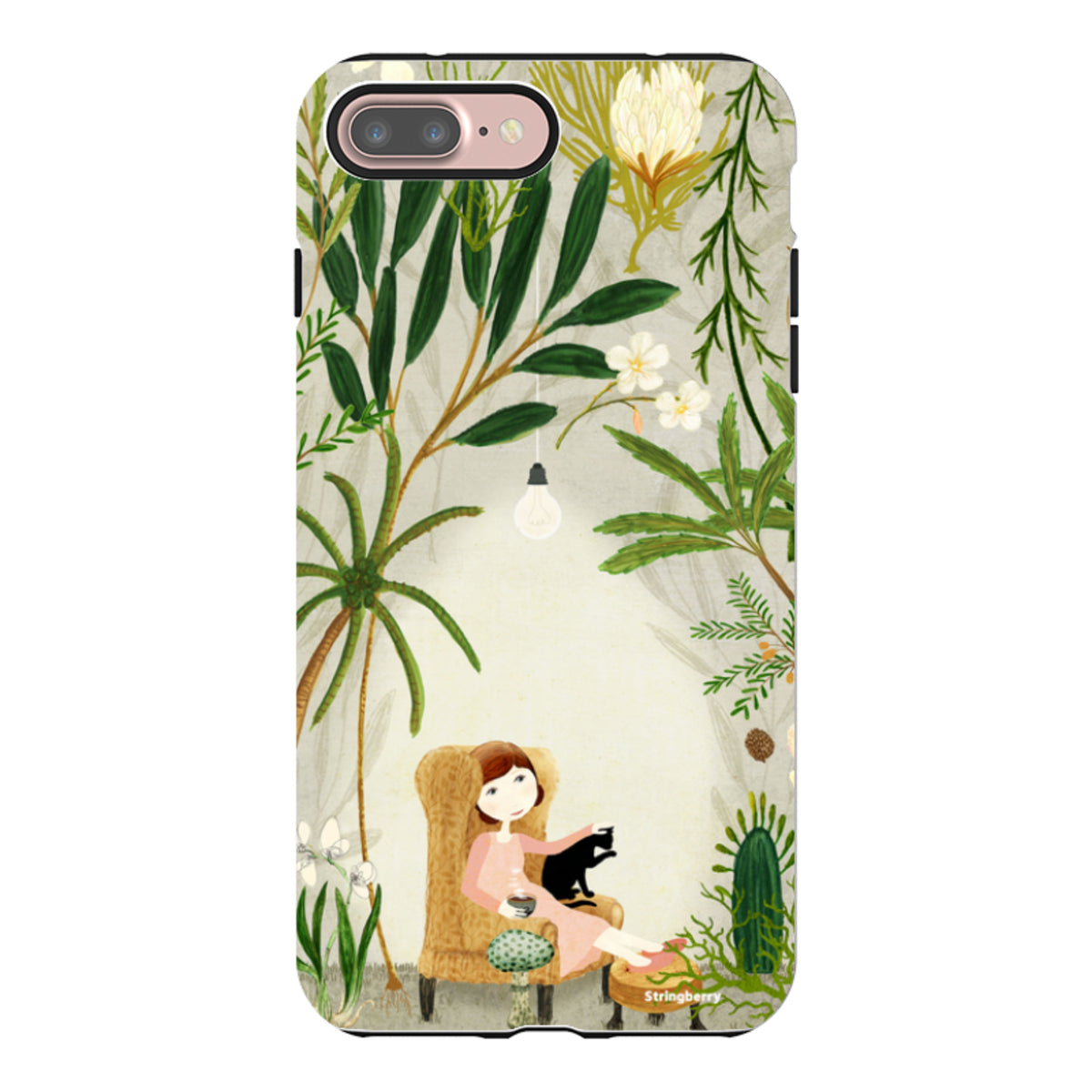 iPhone Tough Case - Imaginarium Garden I By Katherine Quinn