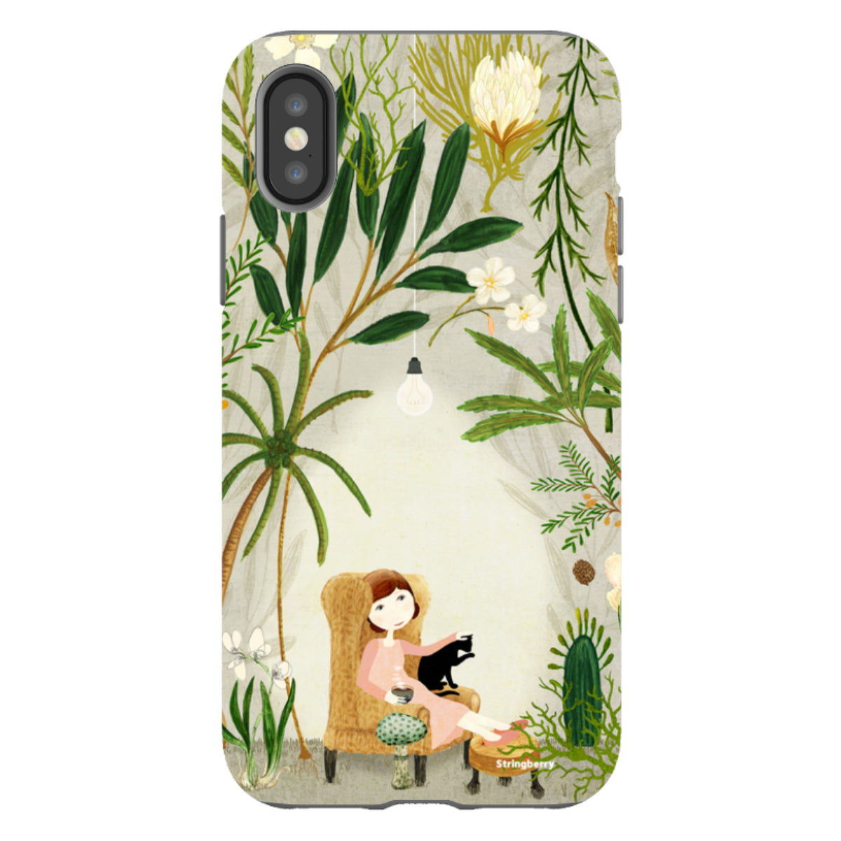 iPhone Tough Case - Imaginarium Garden I By Katherine Quinn