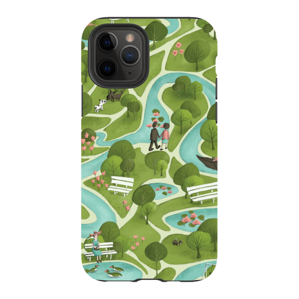 iPhone Tough Case - In the Park By Maja Lindberg