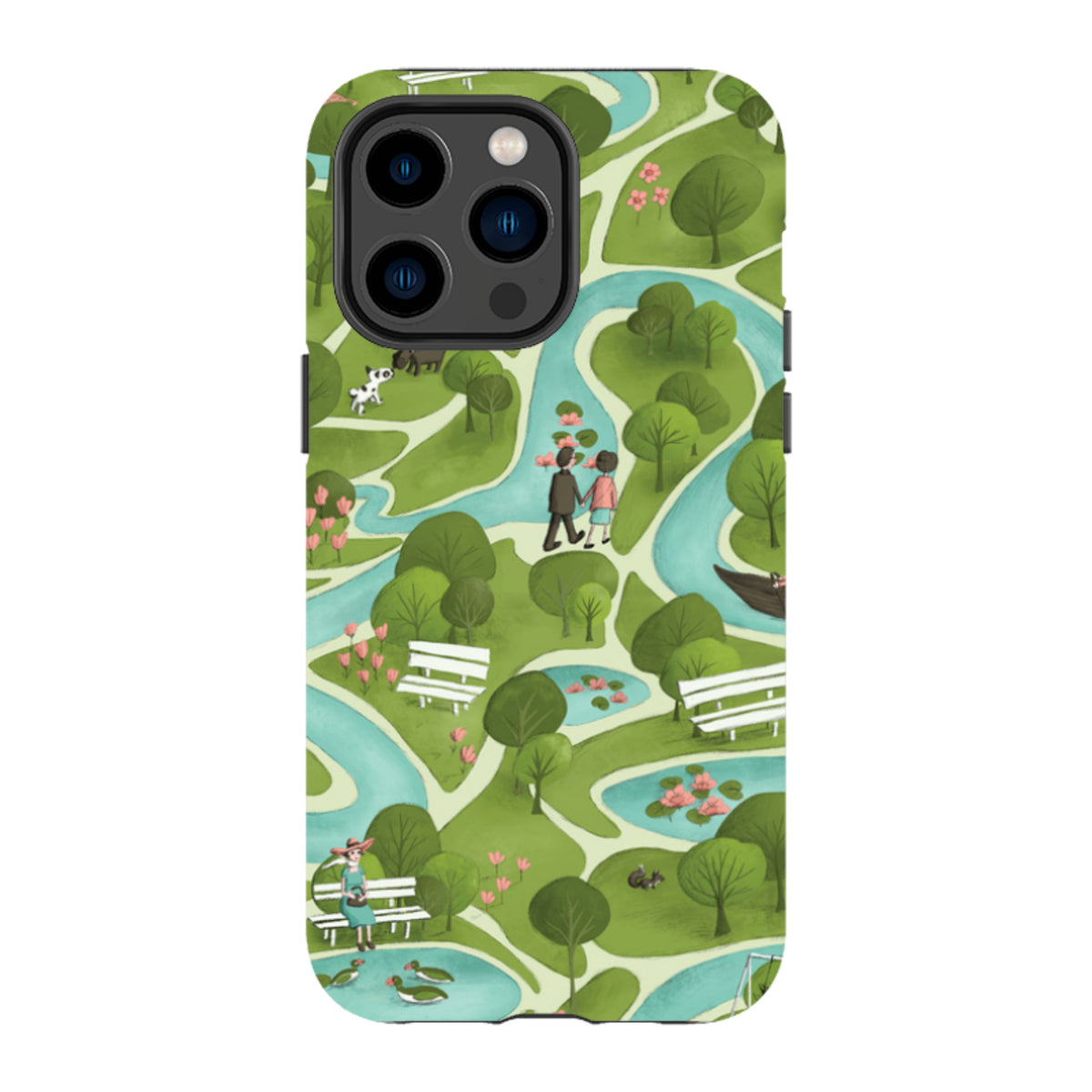 iPhone Tough Case - In the Park By Maja Lindberg