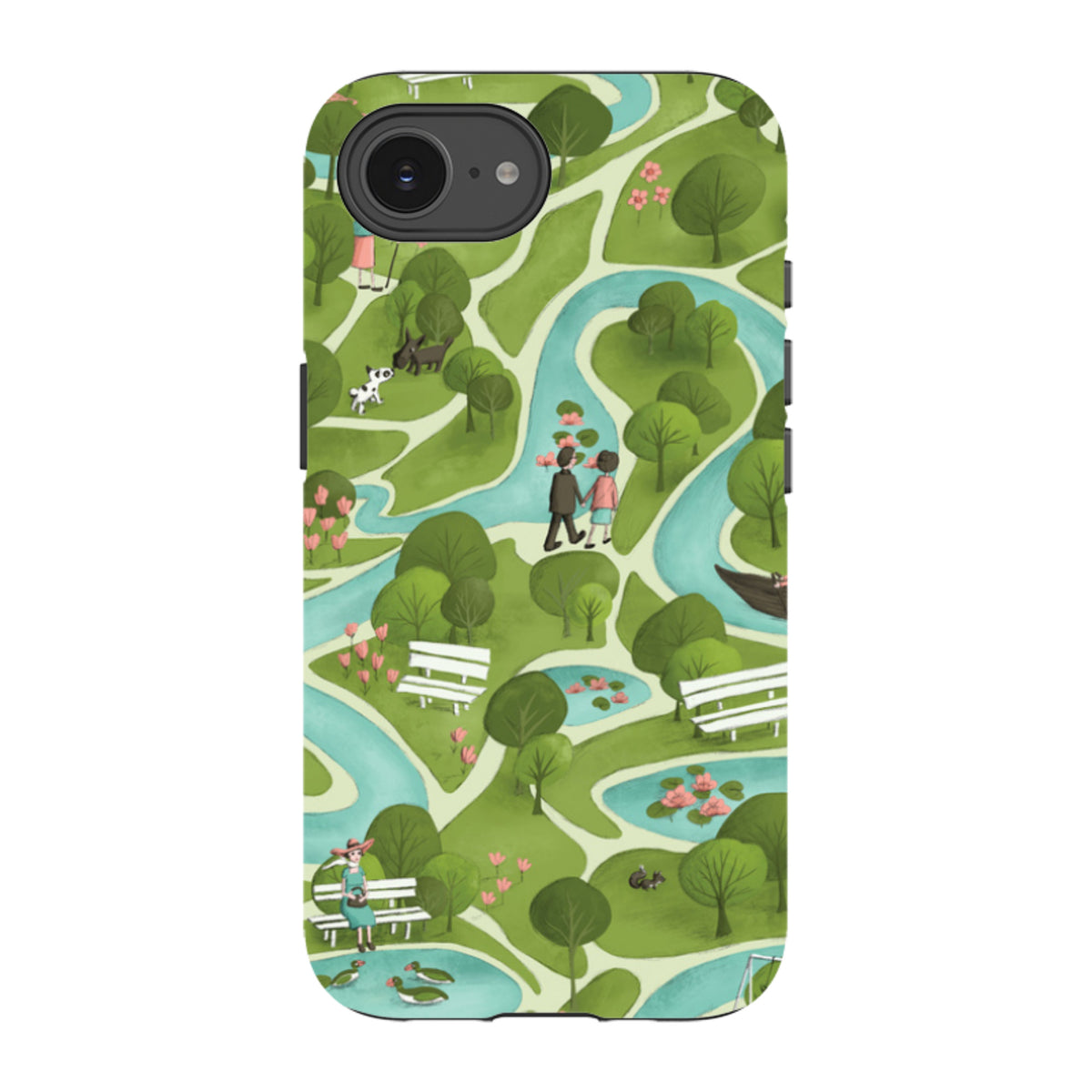 iPhone Tough Case - In the Park By Maja Lindberg