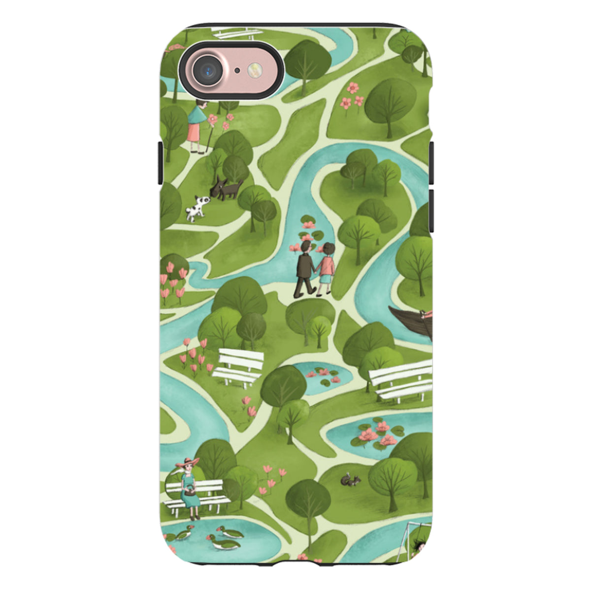 iPhone Tough Case - In the Park By Maja Lindberg