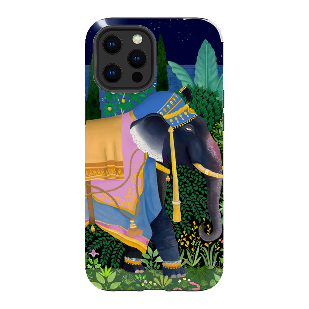 iPhone Tough Case - Indian Elephant By Bex Parkin