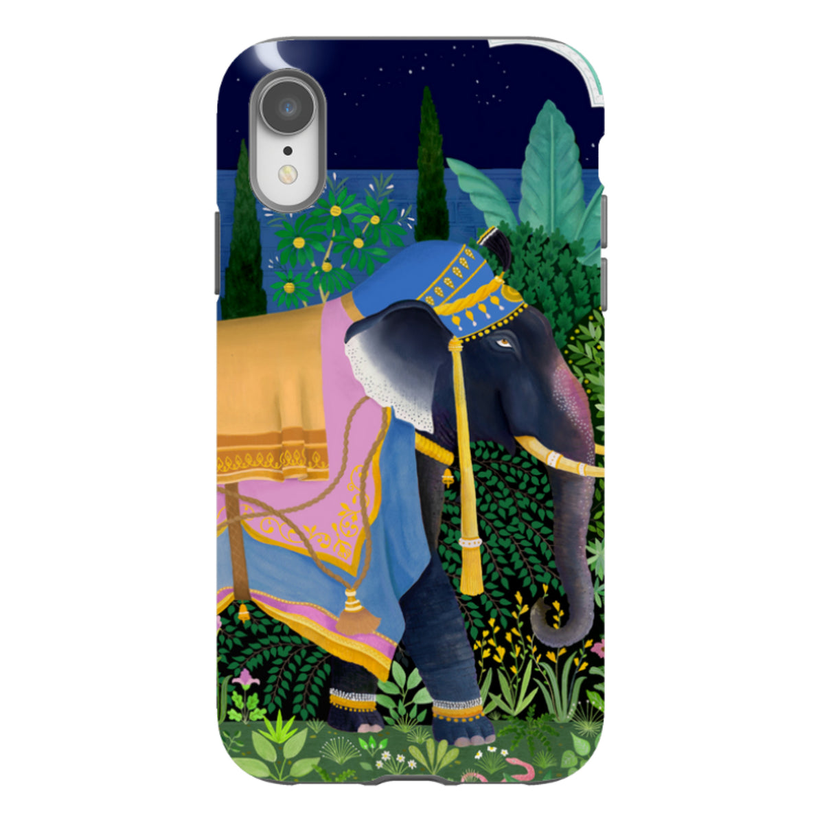 iPhone Tough Case - Indian Elephant By Bex Parkin