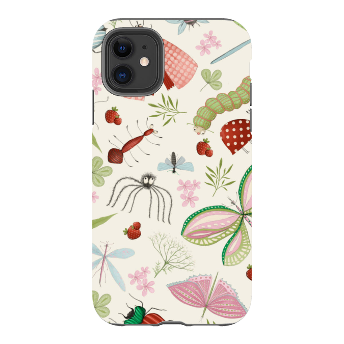 iPhone Tough Case – Insektenmuster von Maja Lindberg