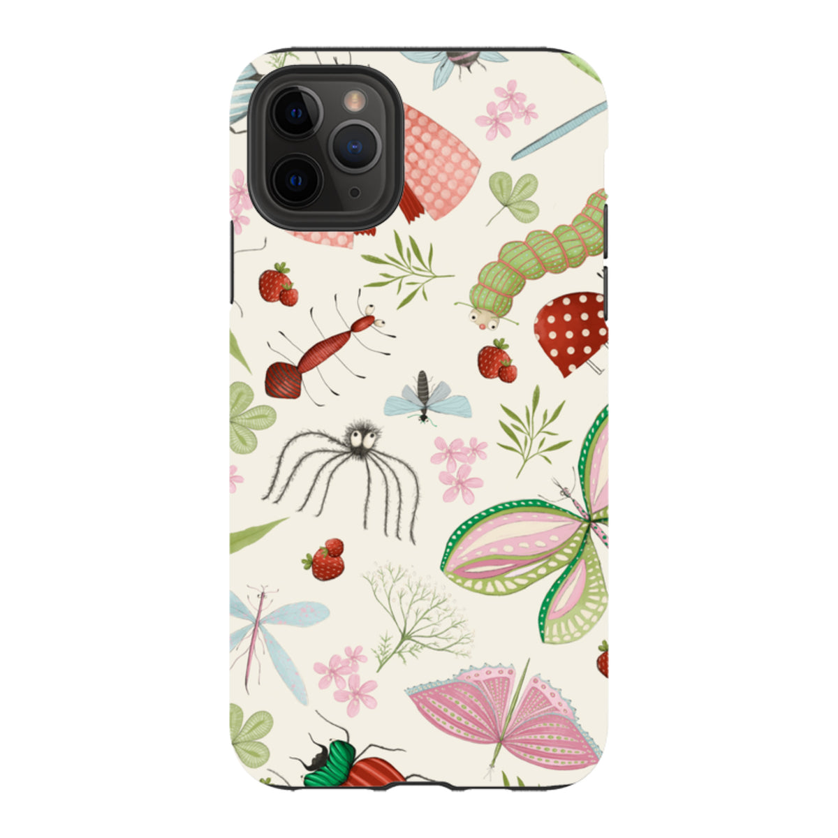 iPhone Tough Case – Insektenmuster von Maja Lindberg