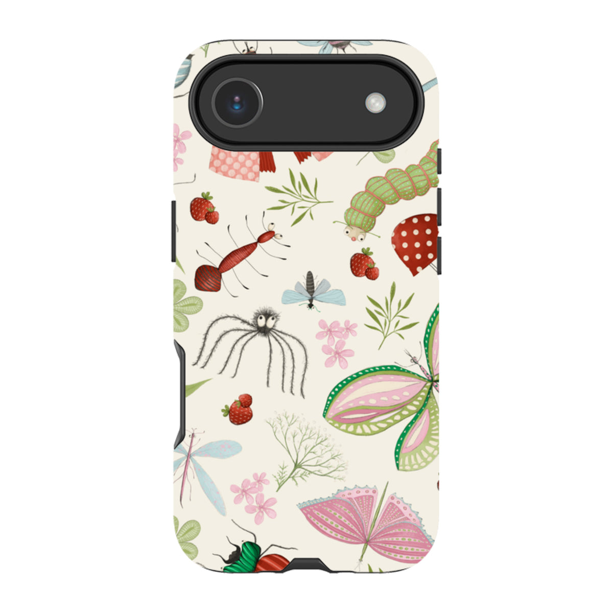 iPhone Tough Case – Insektenmuster von Maja Lindberg